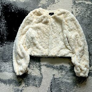 Faux Fur Cropped Jacket